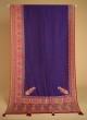 Purple Pashmina Silk Saree With Weaving Work